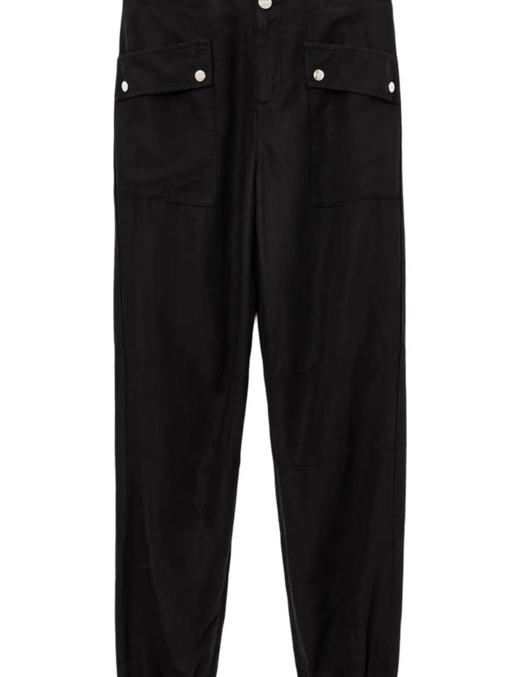 ALL SAINTS NWT Val Twill Cargo Pants Color Black Size 8 - Picture 6 of 10